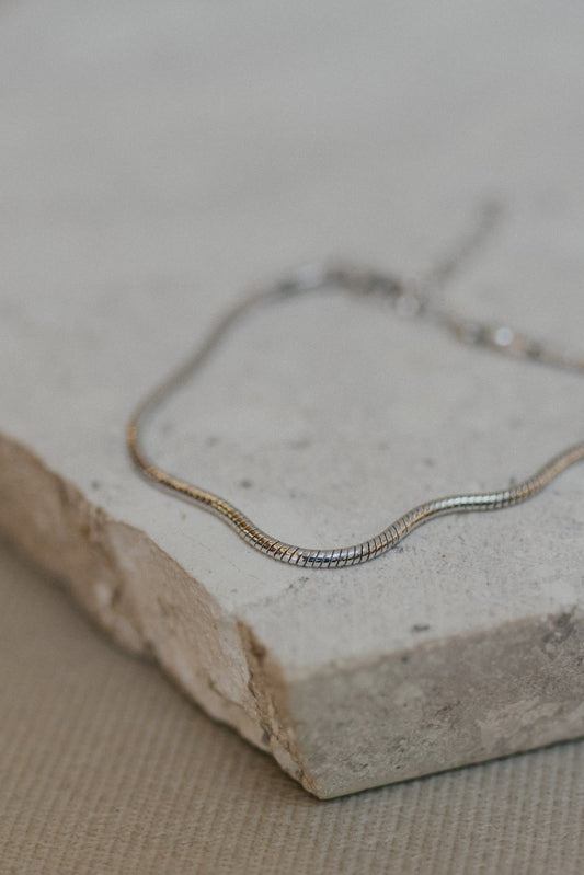 Pulseira Snake 1.9mm Ródio Branco