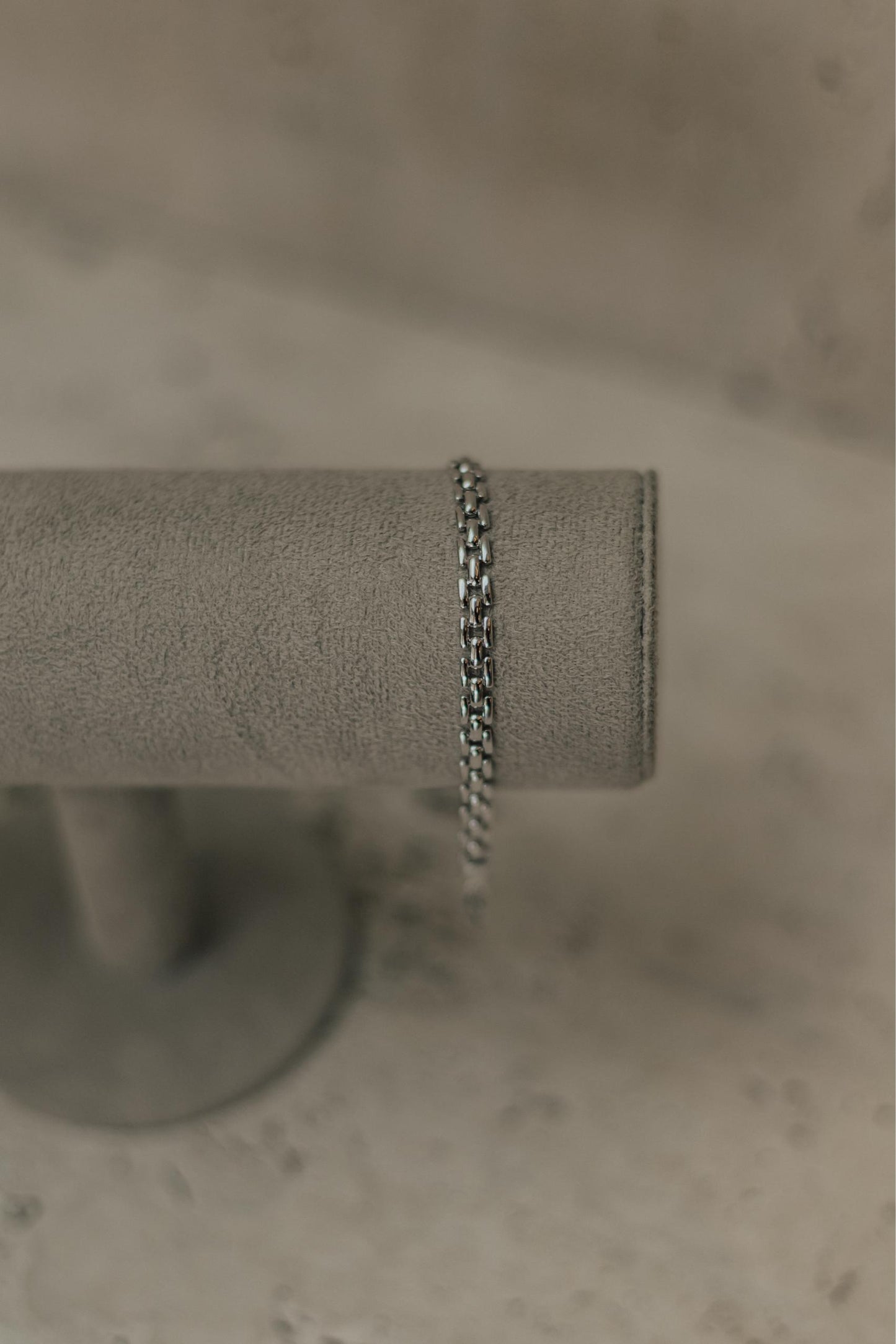 Pulseira Cadeado Ródio Branco