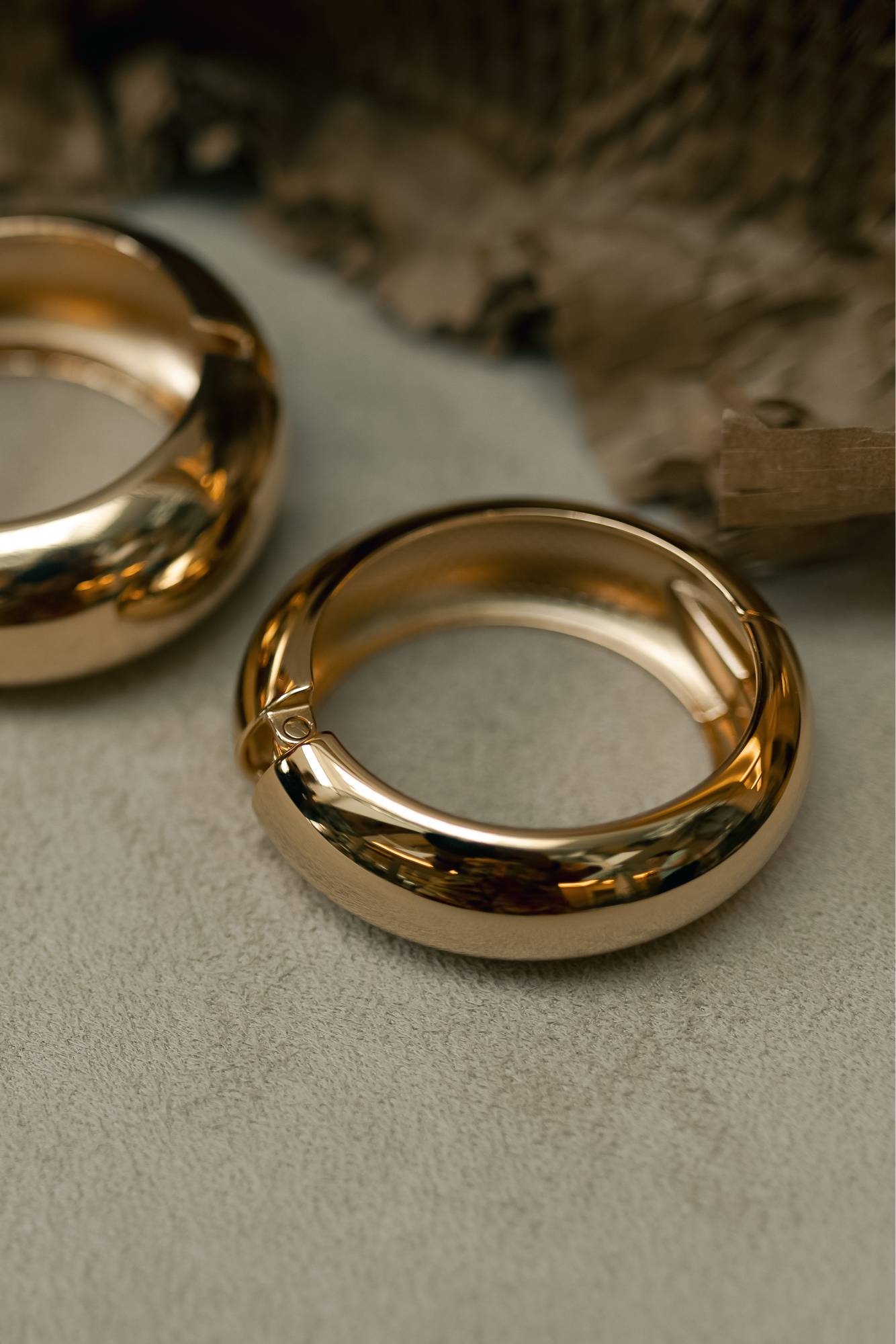 Bracelete Maxi Liso Dourado