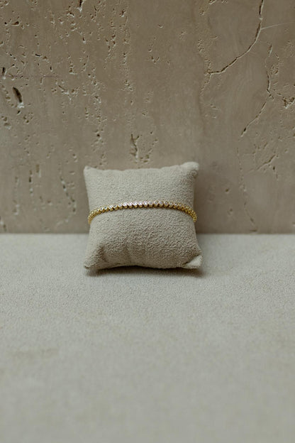 Pulseira Riviera Confete Dourado