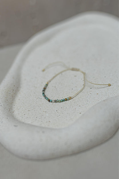 Pulseira Seda Shambala Turmalina