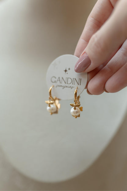 Brinco Argola Charms Dourado