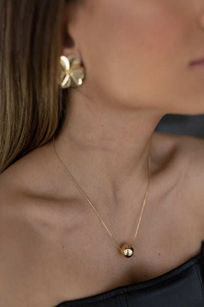 Colar de Bola Dourado