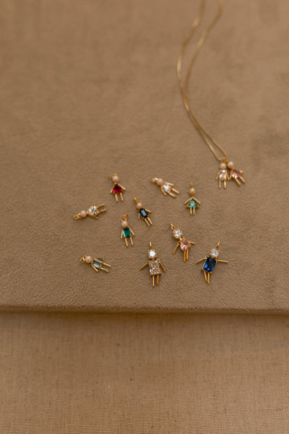 Colar Filhos com Pérolas Dourado