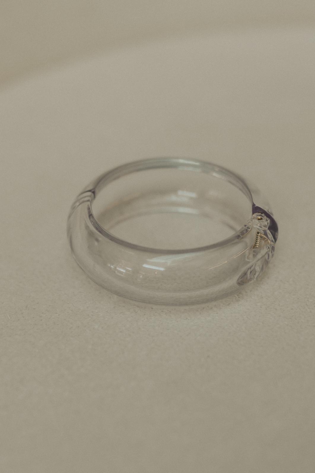 Bracelete Maxi Acrílico Transparente