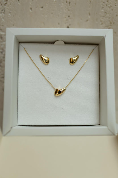 Brinco Orgânico Dourado