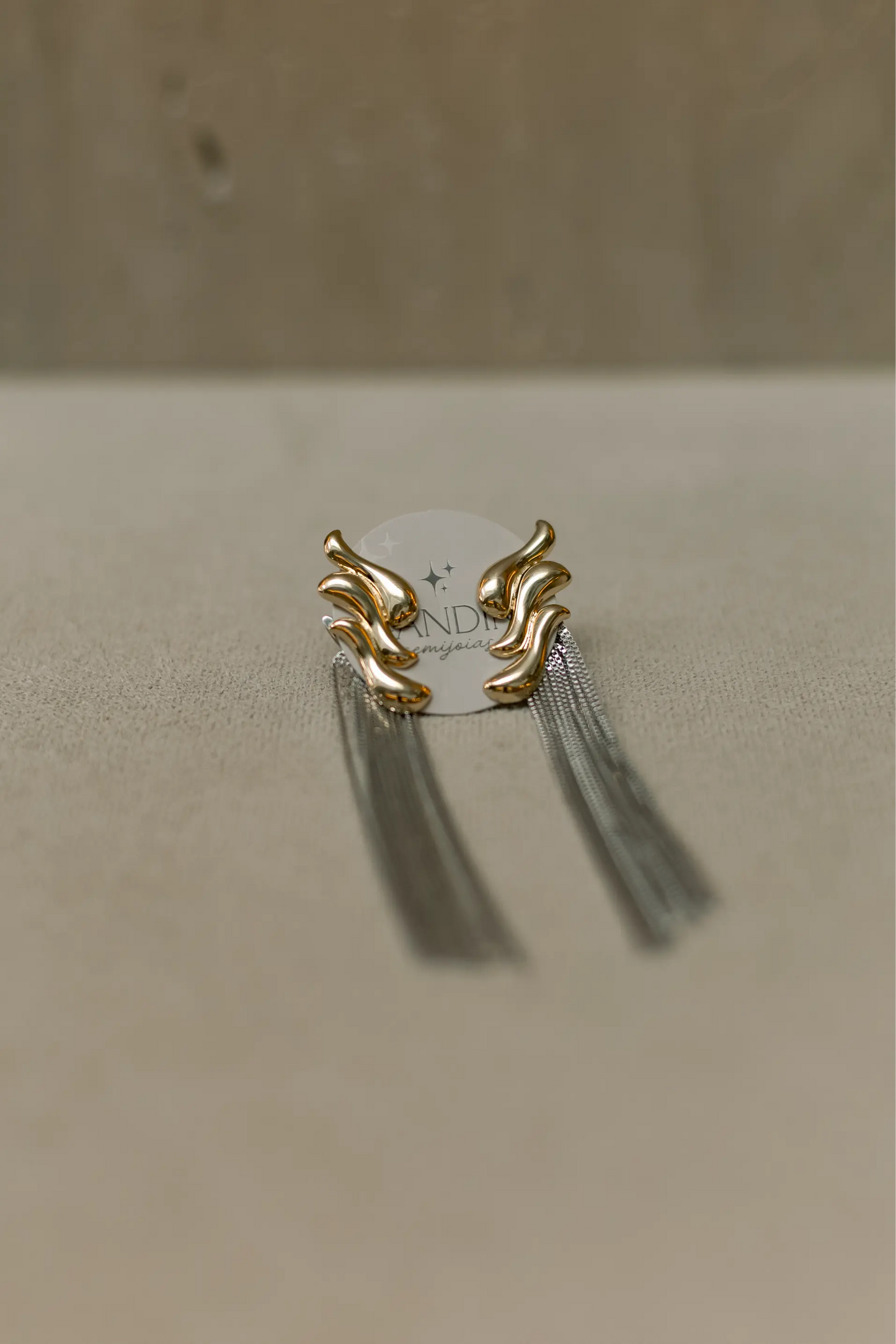 Brinco Orgânico 3 Ondas com Franja