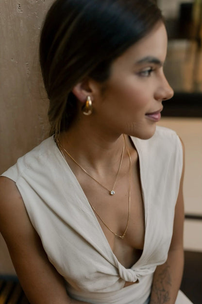 Colar Escapulário Dourado Clássico