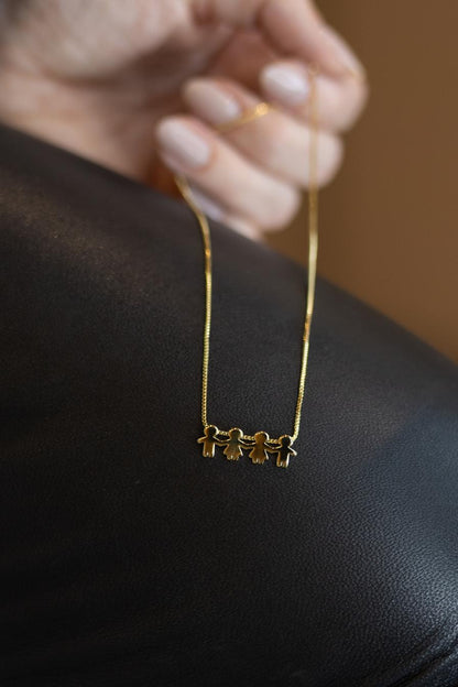 Colar Filhos Dourado