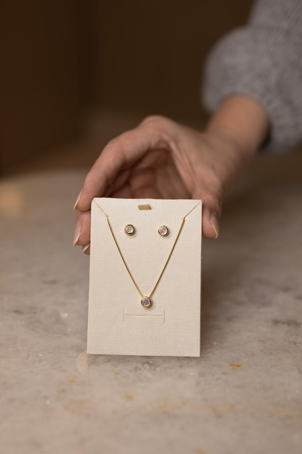 Conjunto Ponto de Luz Clássico Dourado