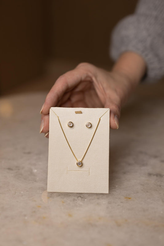 Conjunto Ponto de Luz Clássico Dourado