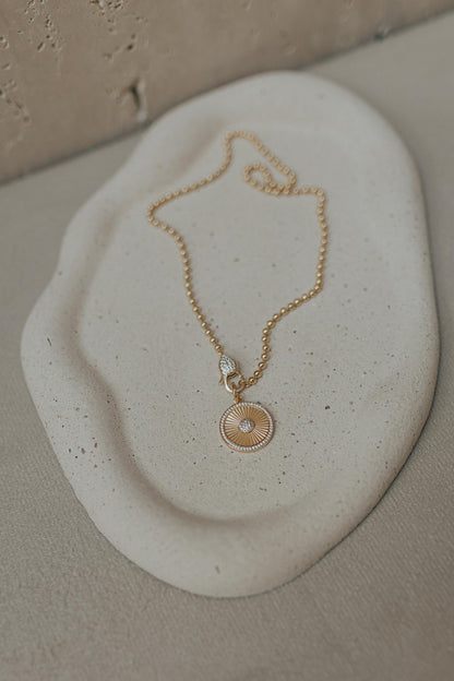 Colar Bolinhas Prata 925 Com Fecho Cravejado Dourado