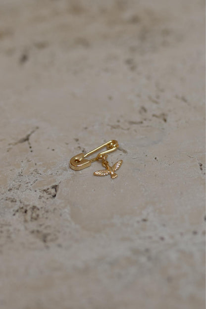 Alfinete Batizado Espírito Santo Dourado