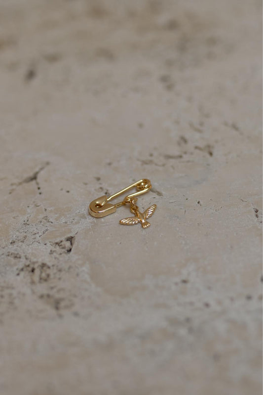 Alfinete Batizado Espírito Santo Dourado