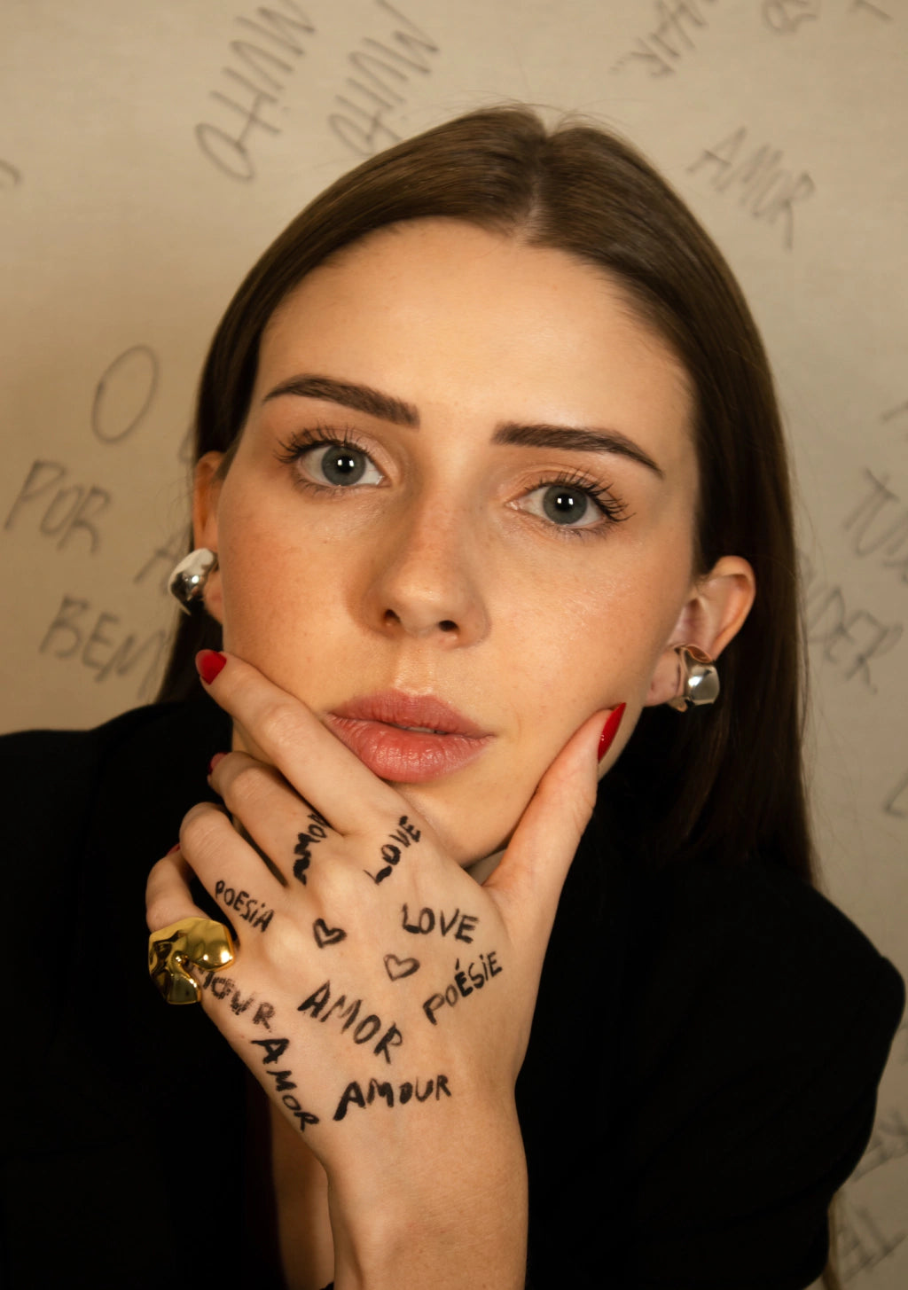 Piercing Poésie Ródio Branco