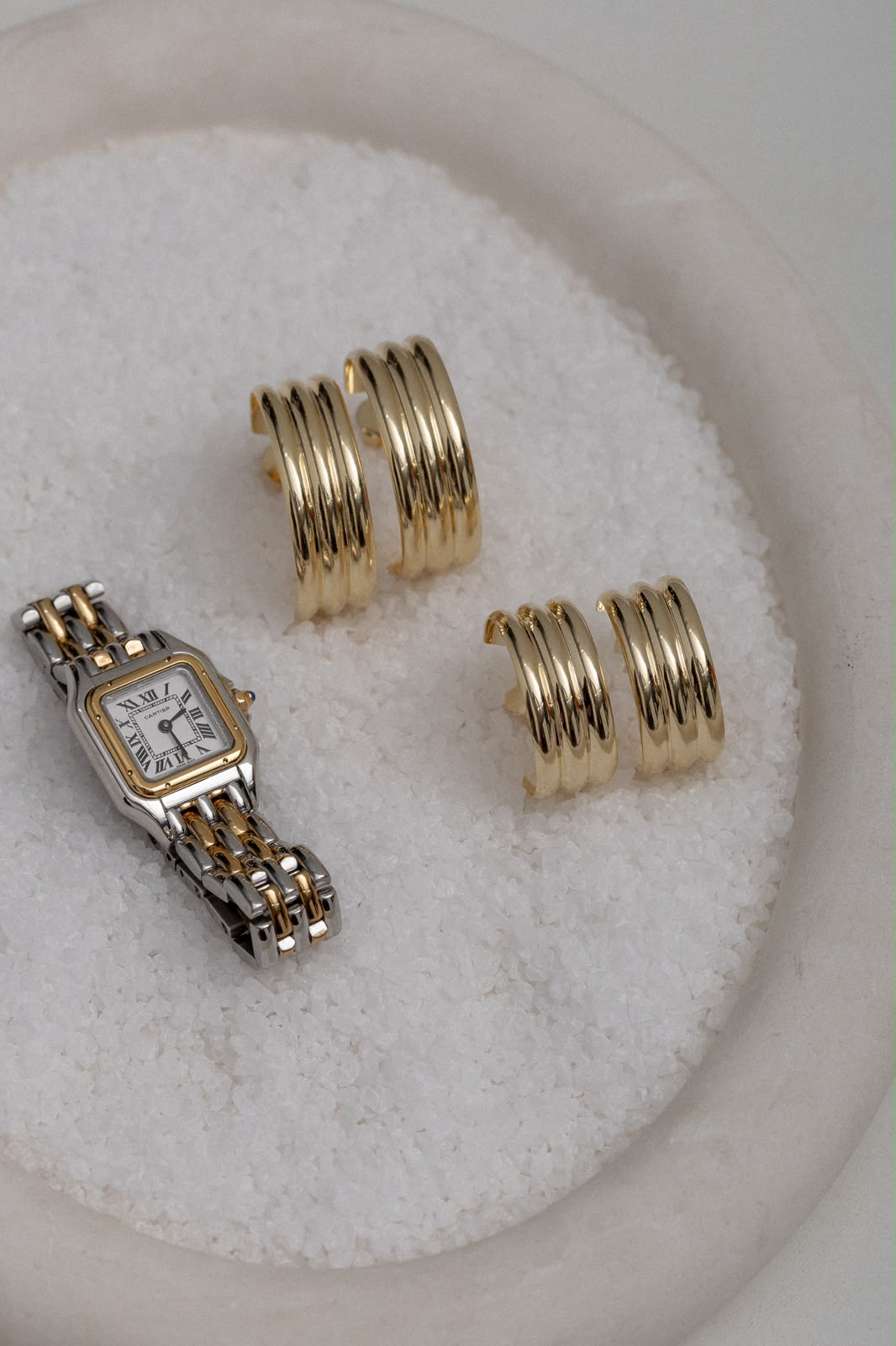 Brinco Argola Maxi Listrada Dourado