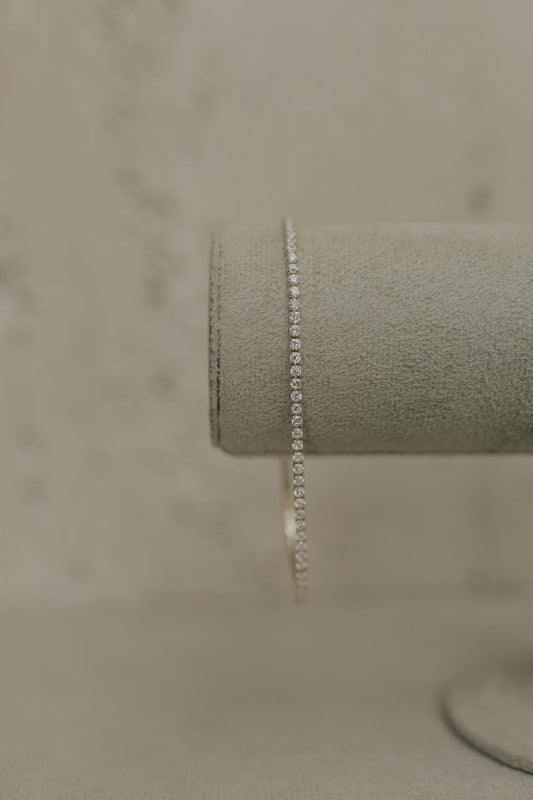 Tornozeleira Riviera Ródio Branco