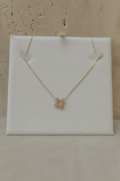 Colar Camélia Dourado