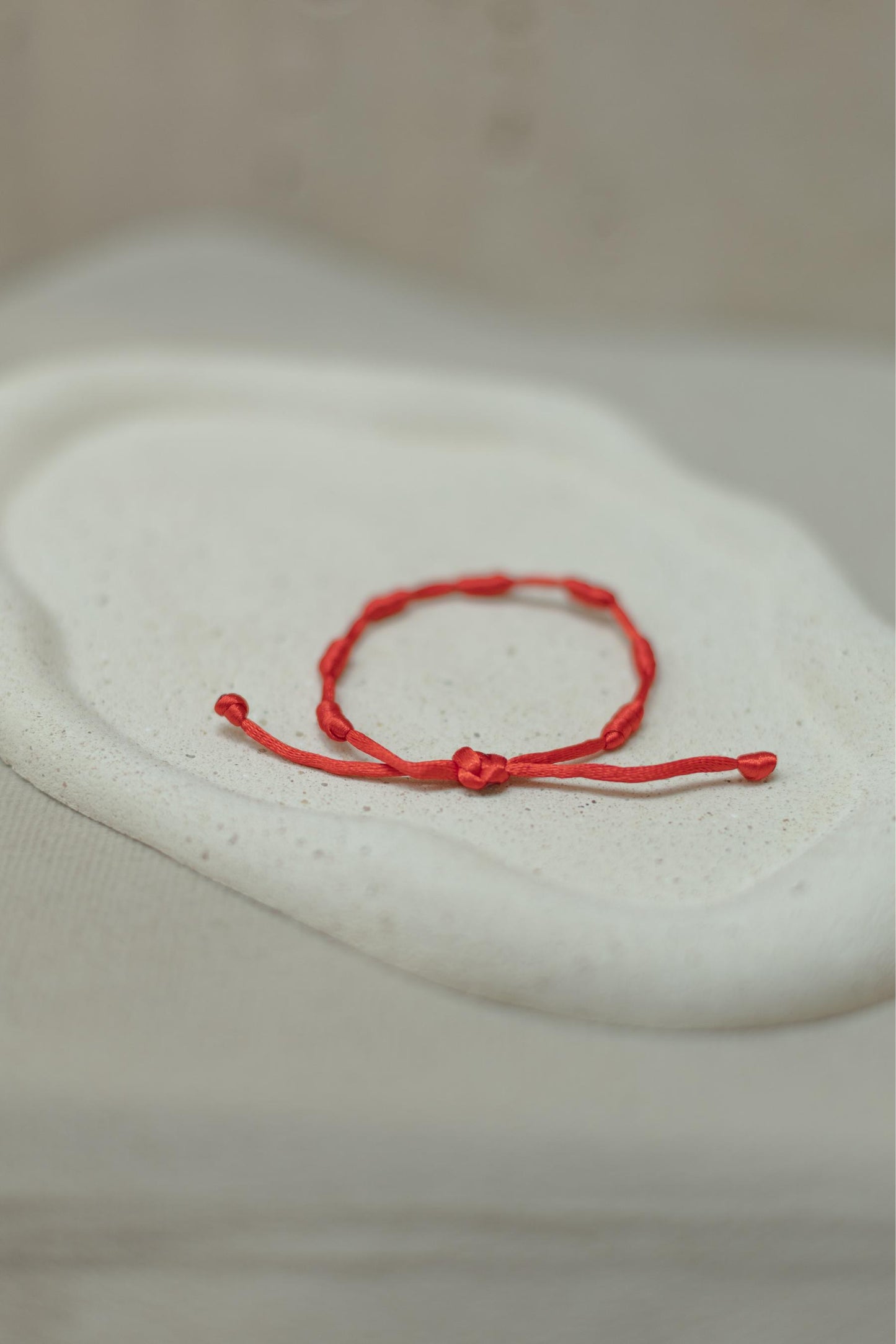 Pulseira 7 Nós Vermelha