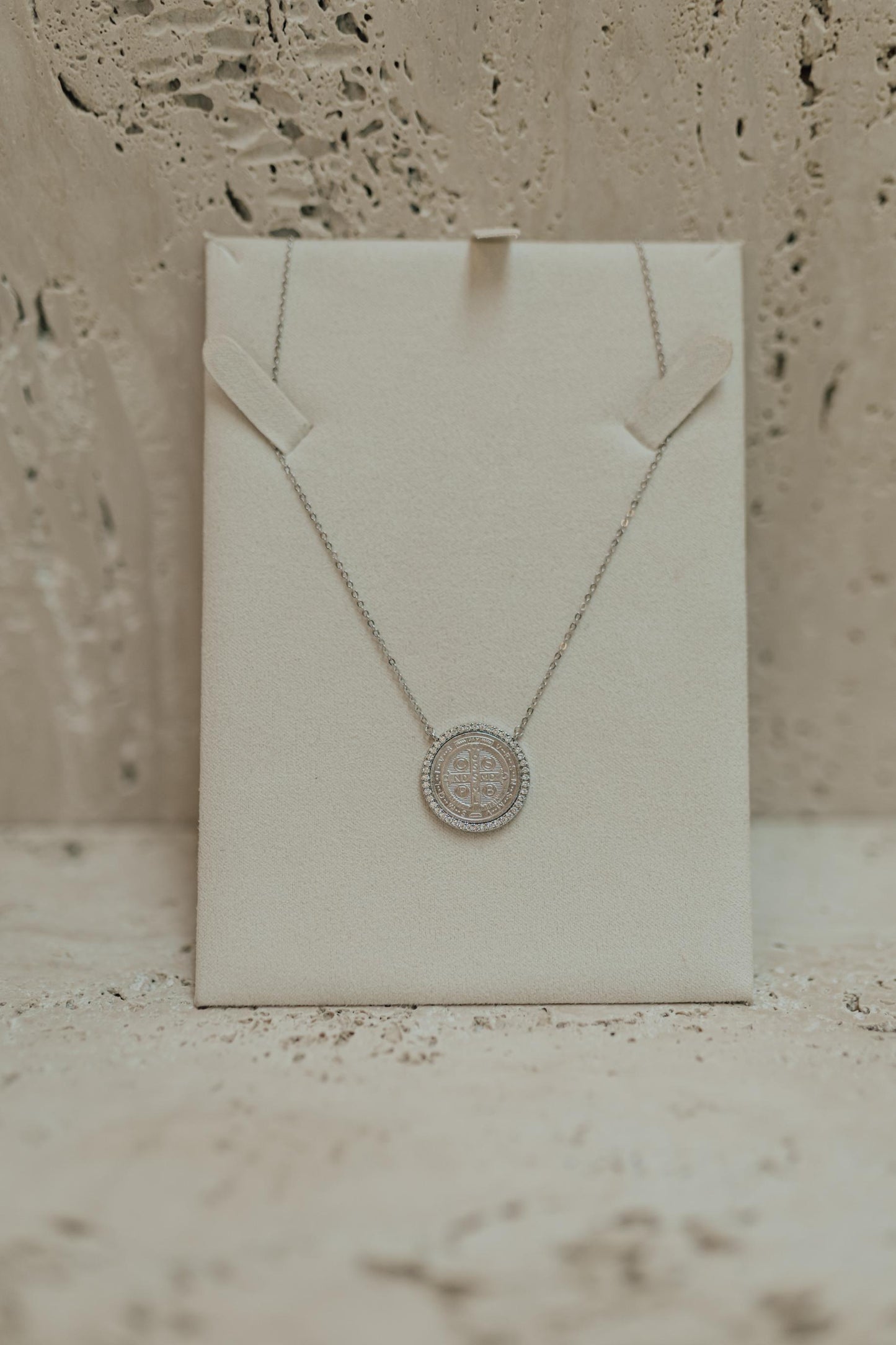 Colar São Bento Prata 925 Ródio Branco