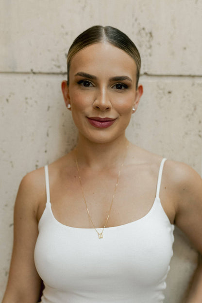 Colar Escapulário Nossa Senhora Aparecida Dourado