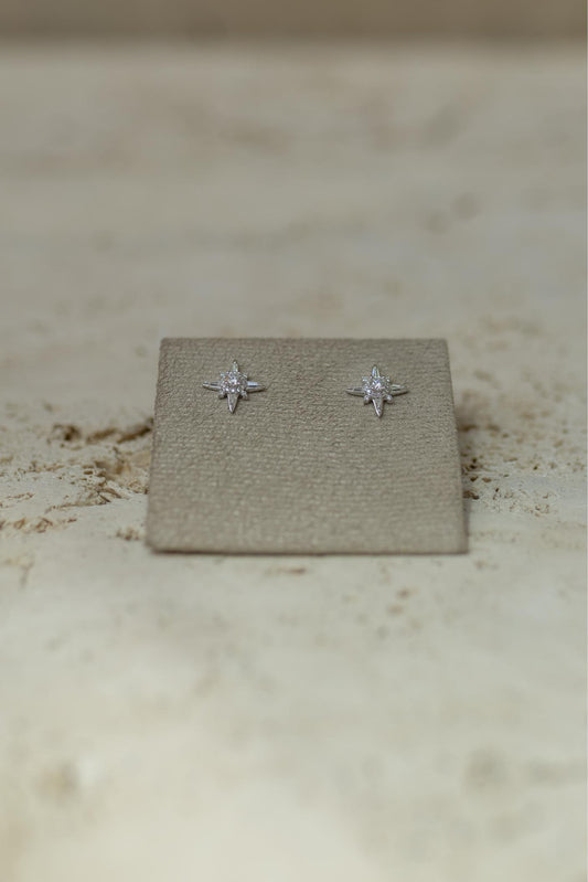 Brinco Galaxy Moissanite Prata 925 Ródio Branco