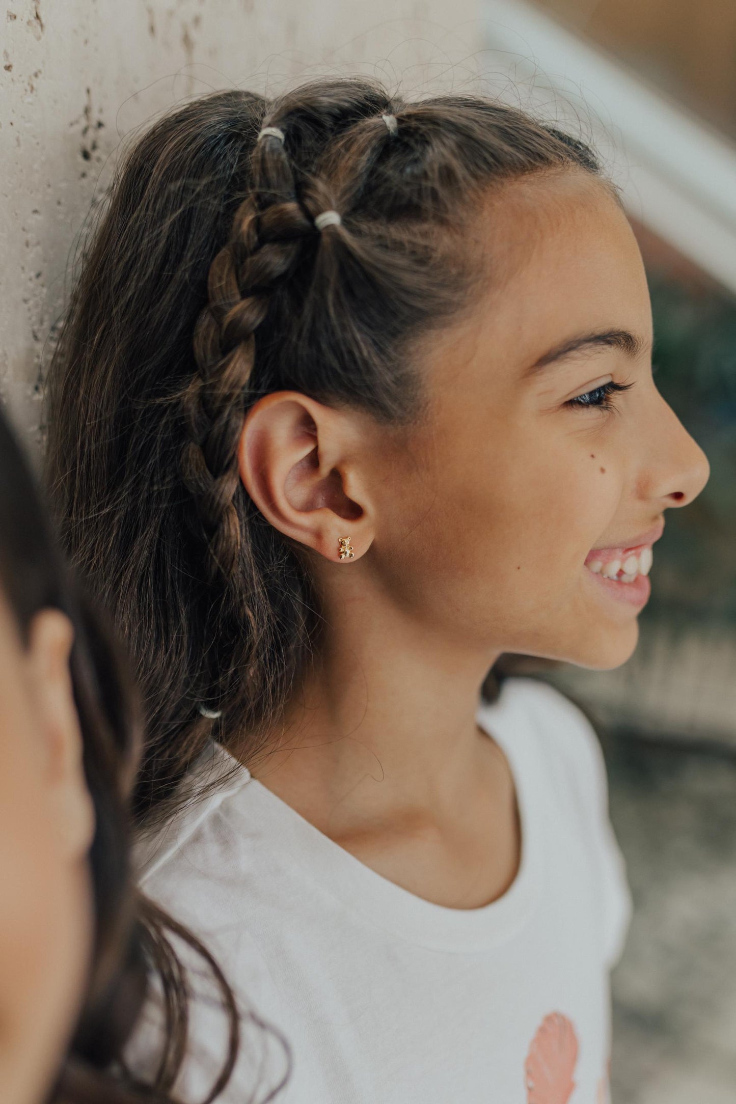 Brinco Infantil Urso Dourado