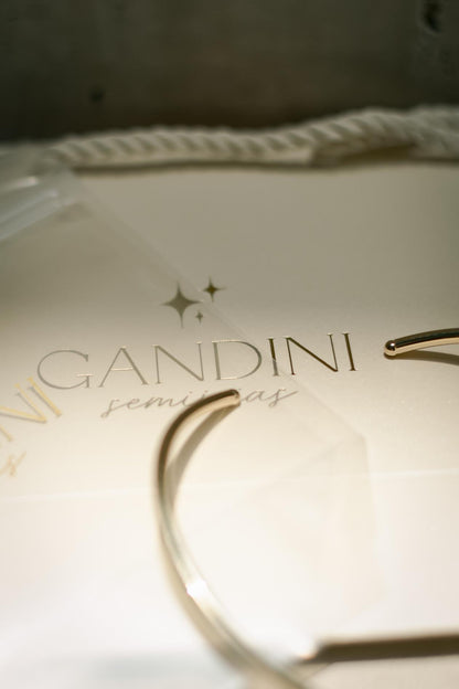 Choker Aro Tubo Liso Dourado