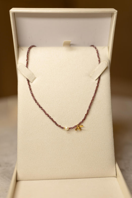 Colar Choker Granada  Bee Dourado