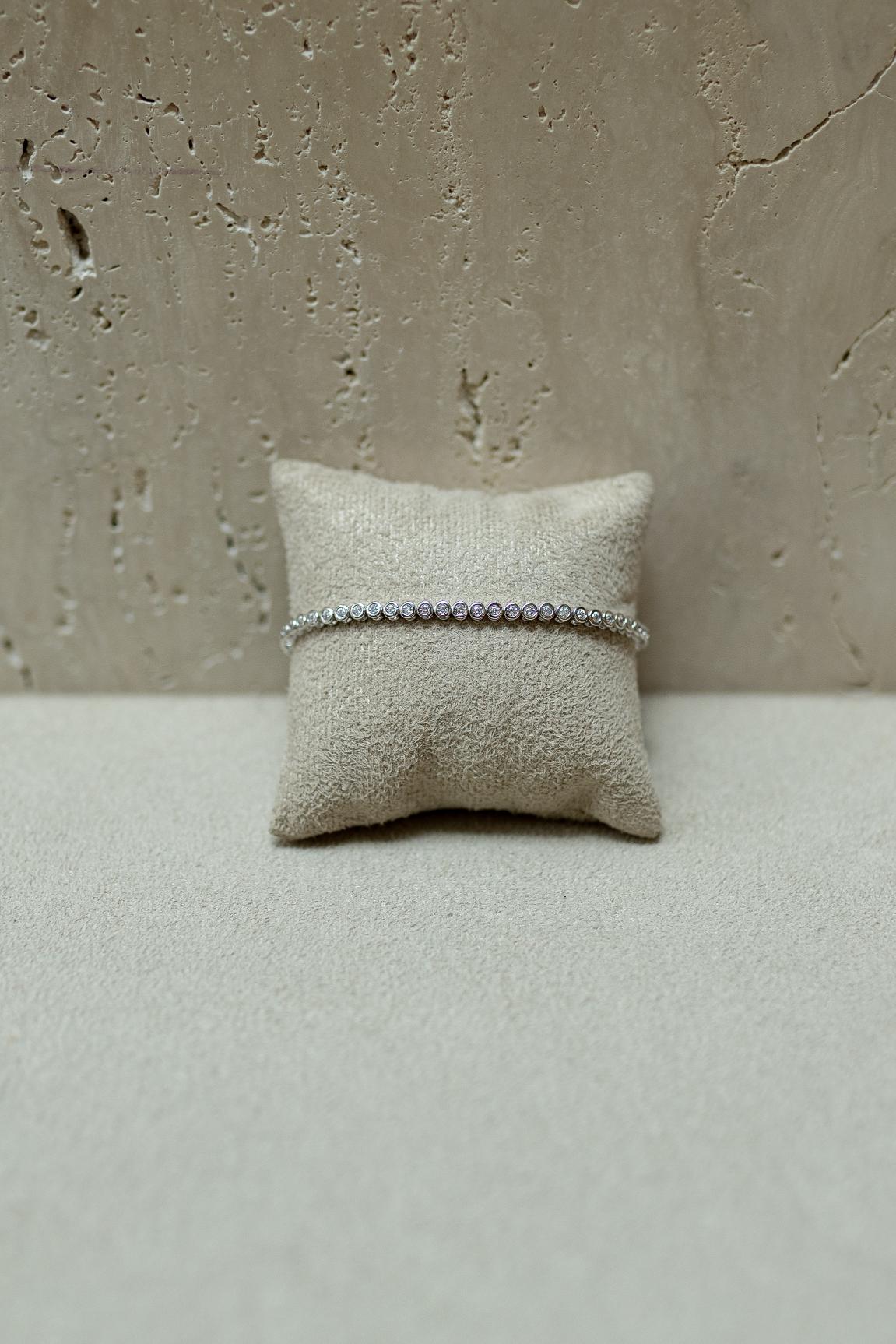 Pulseira Riviera Confete Ródio Branco