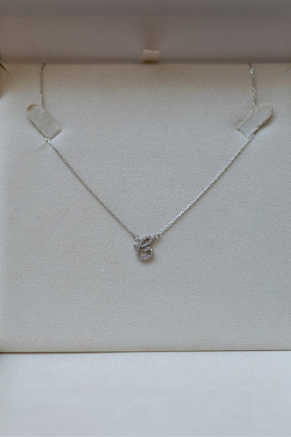 Colar Nome Personalizado 0,9mm Moissanite Prata 925