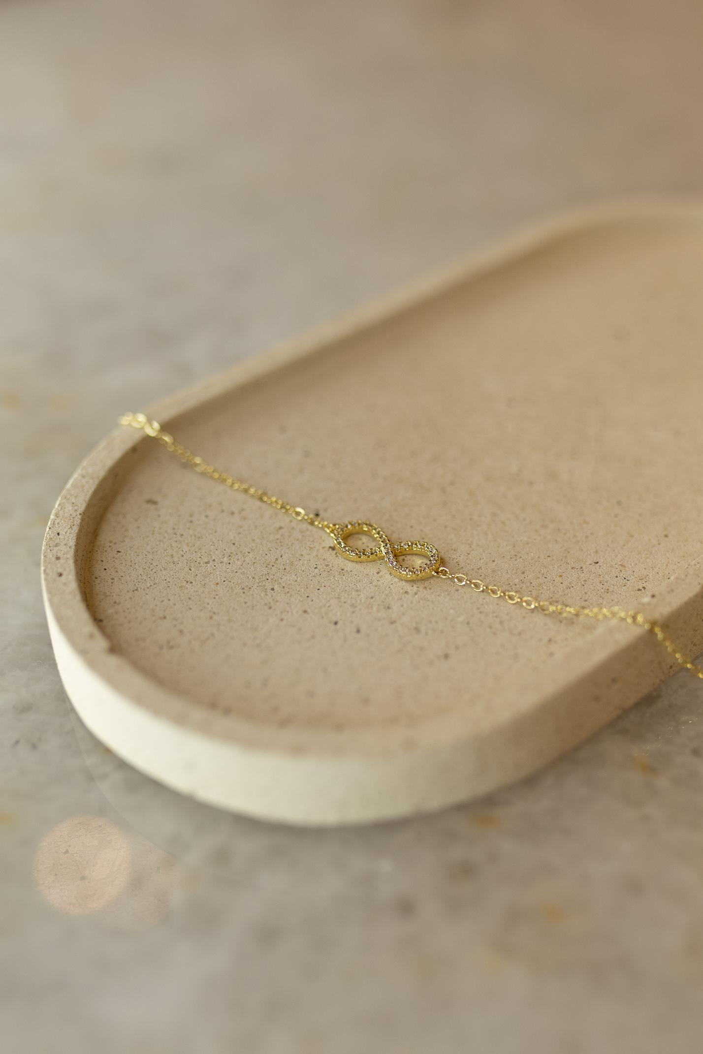 Pulseira Infinito Cravejado