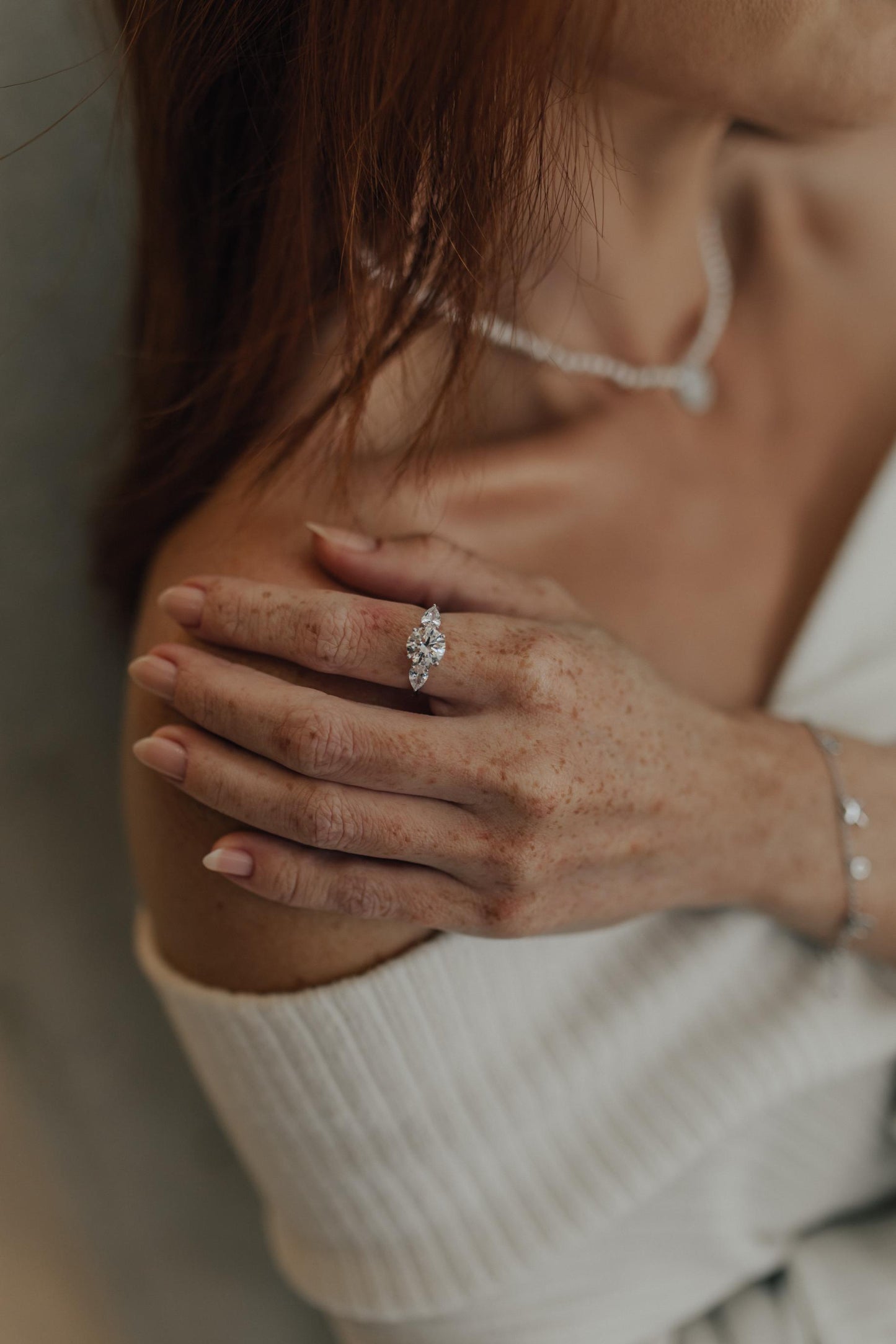 Anel Solitário Princesa Prata 925 Ródio Branco